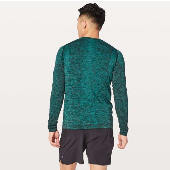 Lululemon Metal Vent Tech Long Sleeve Spirit Green / Black - Picture 2 of 7
